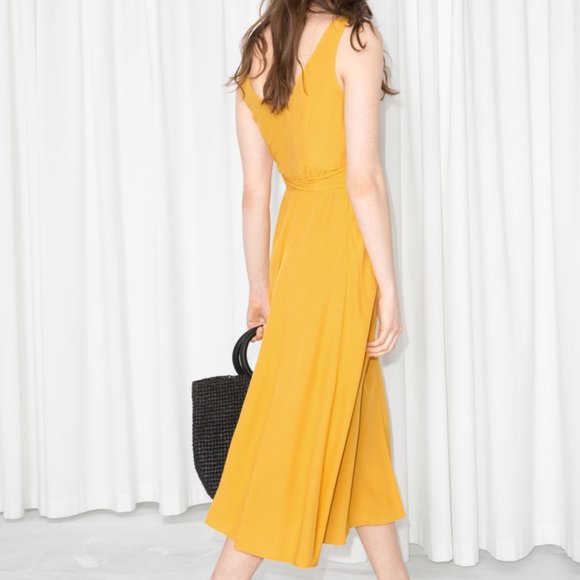 & Other Story Yellow Maxi Dress - Picture 3 of 6
